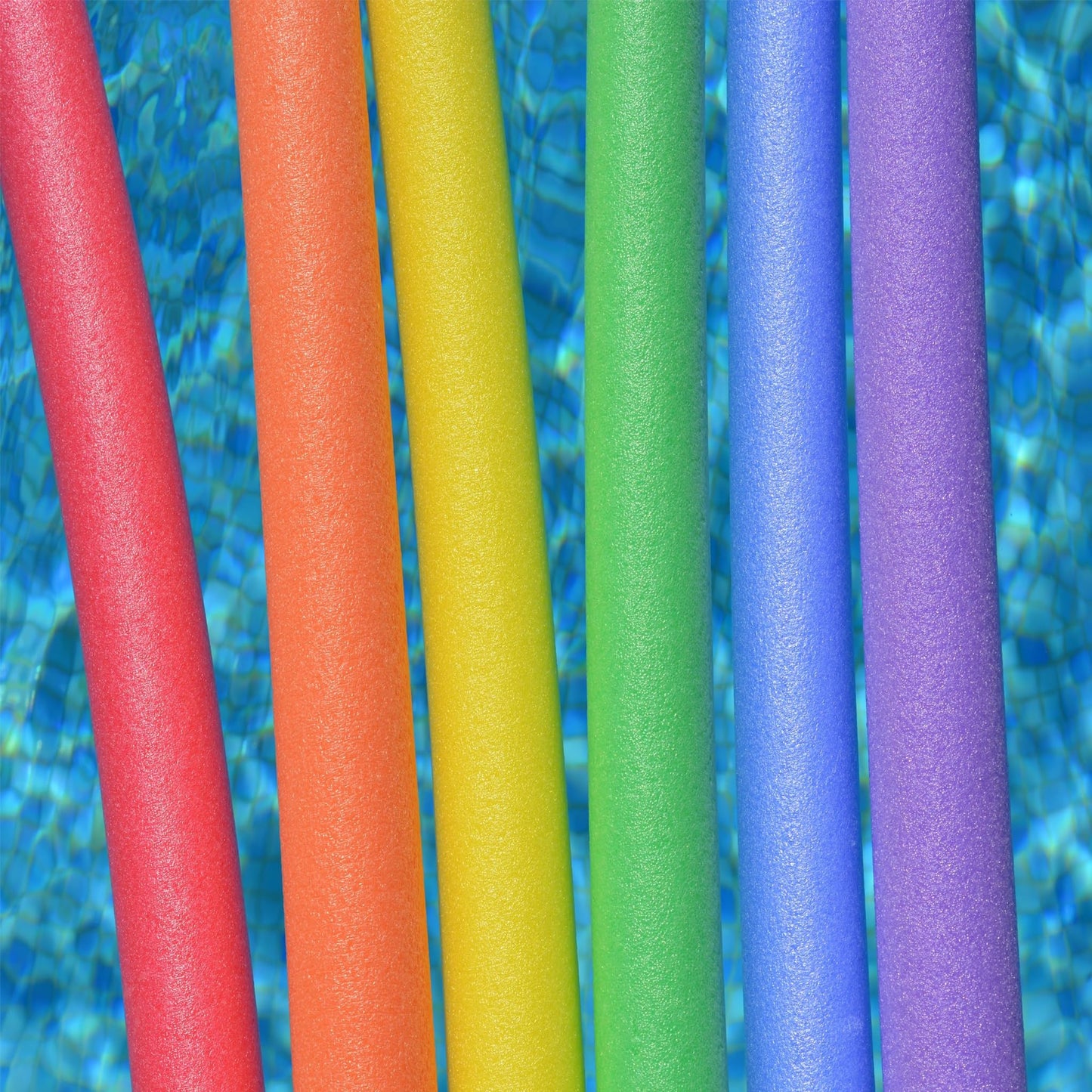 Oodles Of Noodles Deluxe Foam Pool Swim Noodles - 6 Pack Assorted