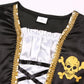 Girls Pirate Costume Buccaneer Princess Costume For Halloween Party Dress Up (9-11 Years)