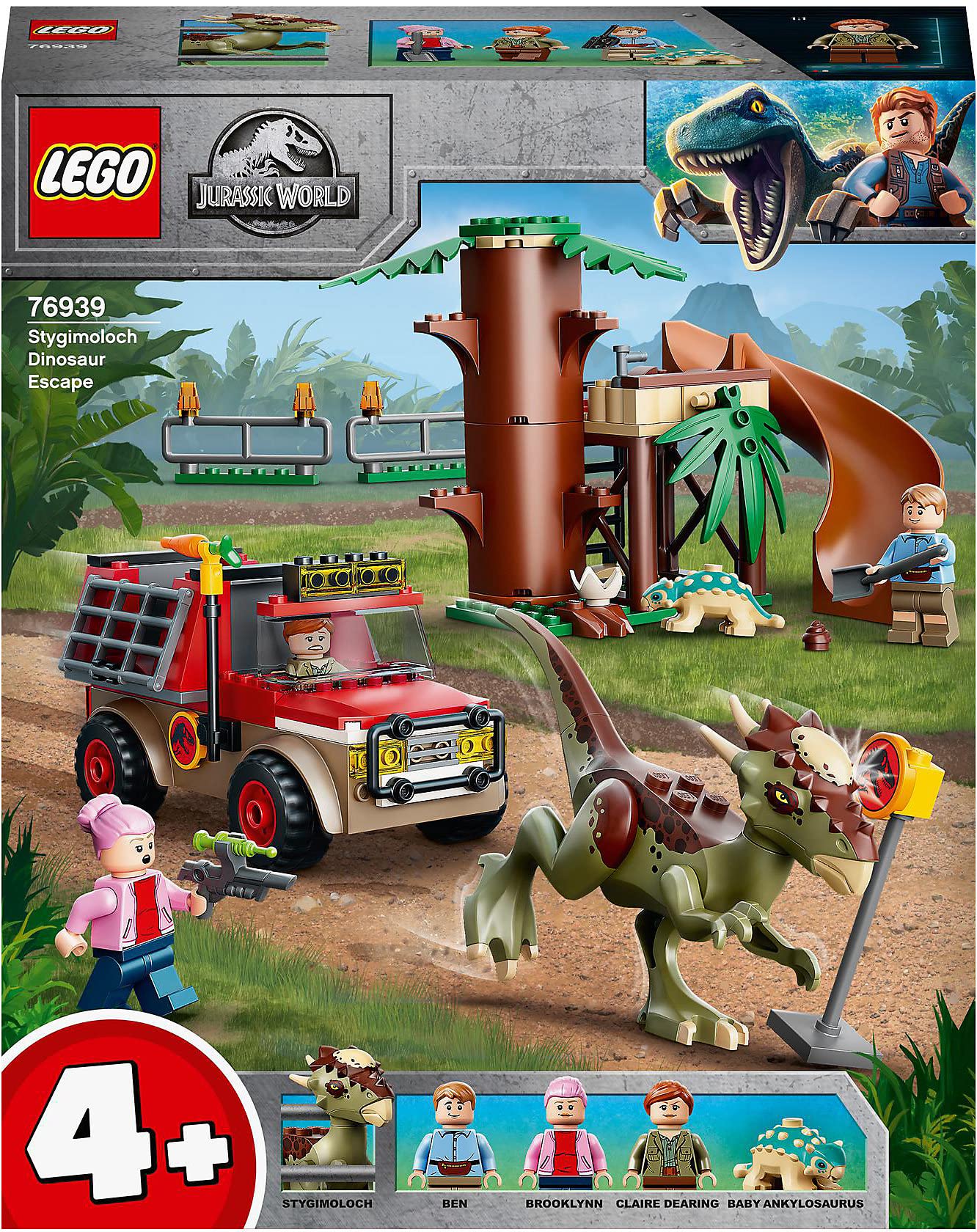 Lego® Jurassic World Stygimoloch Dinosaur Escape 76939 Building Kit; Cool Dinosaur Toy Playset For Kids Aged 4
