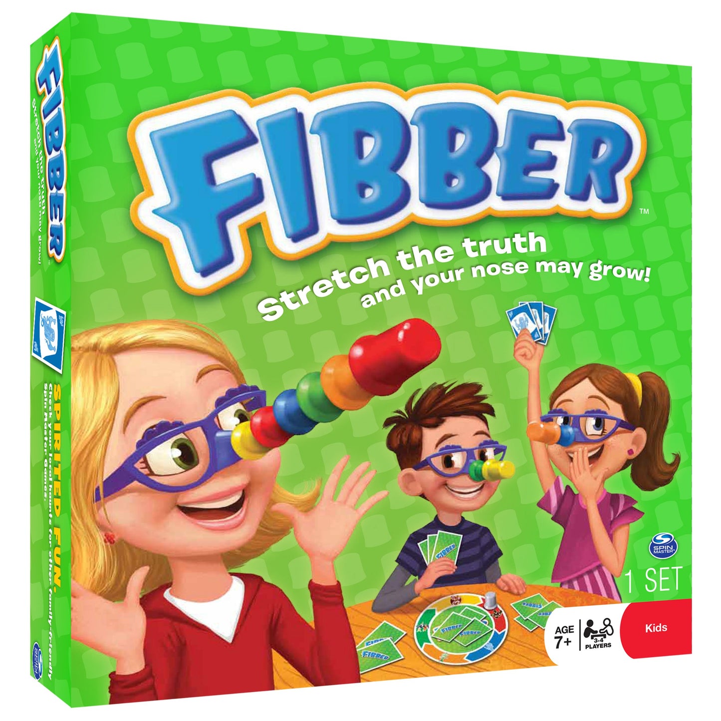 Spin Master Games Fibber Board Game - Medium Multicolor Cardstock, Model 6021884