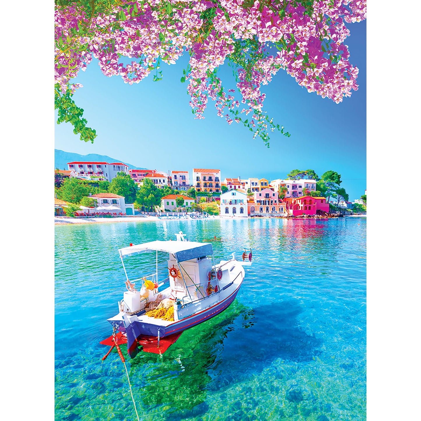 Roseart - Kodak Premium - Assos Village - 1000 Piece Jigsaw Puzzle For Adults