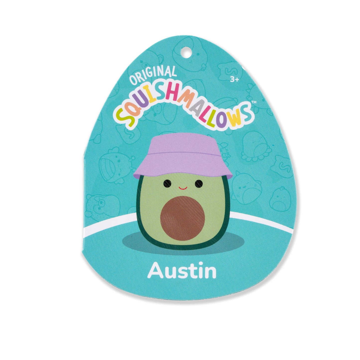 Squishmallows Original 20In Austin The Green Avocado With Bucket Hat - Official Jazwares Plush (Jumbo)