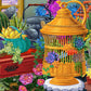 Artist Joseph Burgess - 300 Piece Puzzles for mature-themeds Large Piece - Fall Succulent Dreams - Jigsaw Puzzles for Seniors