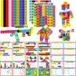 Math Linking Cubes  100 Math Cube Manipulatives with 30 Learning Activities Plus 192 Reusable Stickers  Number Counting Blocks Snap Linking Math Counters  Fun & Educational Pre-K Counting Blocks