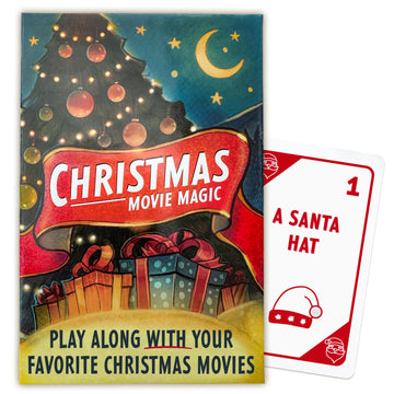 Christmas Movie Magic Card Game - Play Along with Movies - Fun Family Holiday Board Games for Kids & mature-themeds - Perfect for Family Night Stocking Stuffers & Gift Ideas - Festive Fun with Families