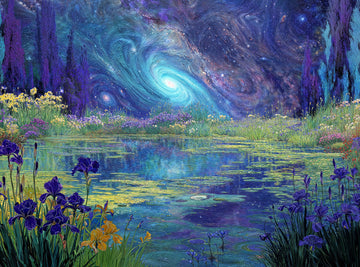 Cross & Glory - Milky Way Rising - 1000 Piece Jigsaw Puzzle For Adults | Surreal Cosmic Artwork Puzzle | Challenging Puzzle For