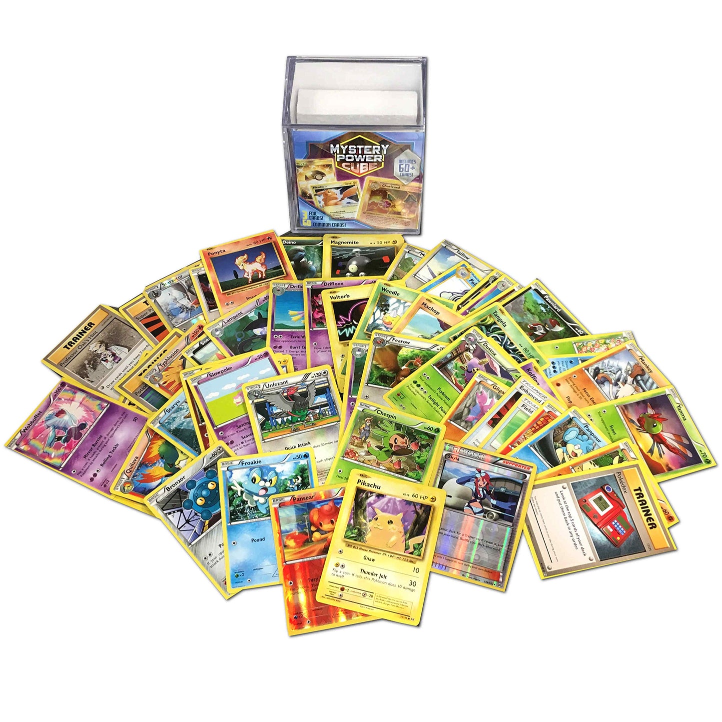 Pokémon Cards Mystery Power Cube Box | Ex/Gx Special Card | Foil Cards | Genuine Cards (728192492327)