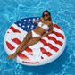 Swimline Inflatable Americana Peace Sign Island Pool Raft