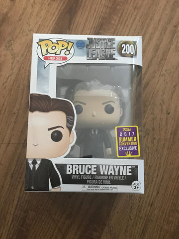Funko Pop Heroes: Justice League-Bruce Wayne- Collectible Figure - Summer Convention limited availability