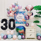 Smlpuame 40 Inch Number Balloon 0-9 Black Large Number 30 Balloons,Digital Balloons For Birthday Party Celebration Decorations S
