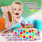 Sensory Pull Along Baby Tissue Box - Montessori Toy For 6-12 Months+