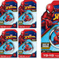 JA-RU Marvel Avengers & Spiderman Yo-Yos for Kids (6 Yoyos Assorted) Professional & Beginner Yo-Yos. Classic Super Hero 90s Toys