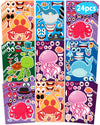 24 Pcs Make Your Own Sea Animal Sticker Sheets For Kids With Animal Party Favors Face Stickers For Kids Crafts Activities Gift B