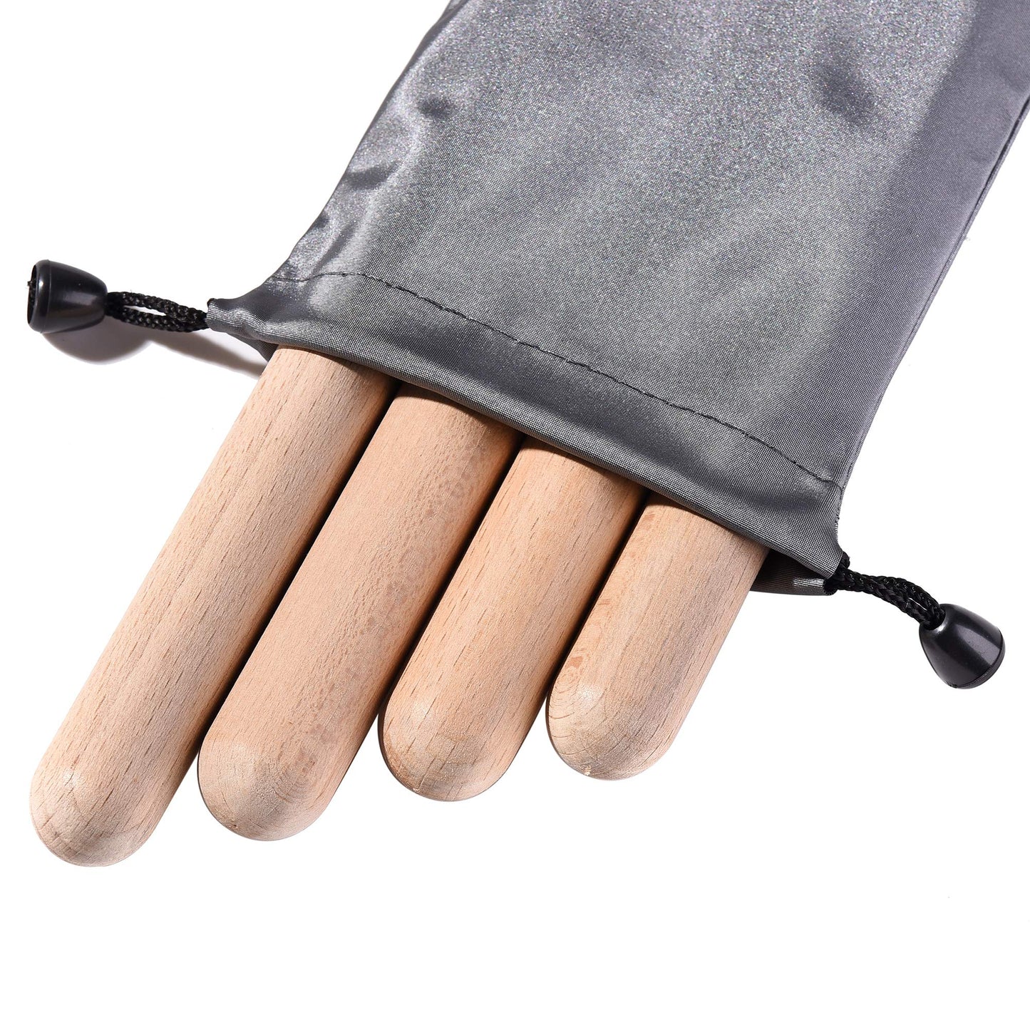 Music Lummi Sticks For Kids, 6 Pack Rhythm Sticks With Carry Bag, 8 Inch Long