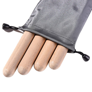 Music Lummi Sticks For Kids, 6 Pack Rhythm Sticks With Carry Bag, 8 Inch Long