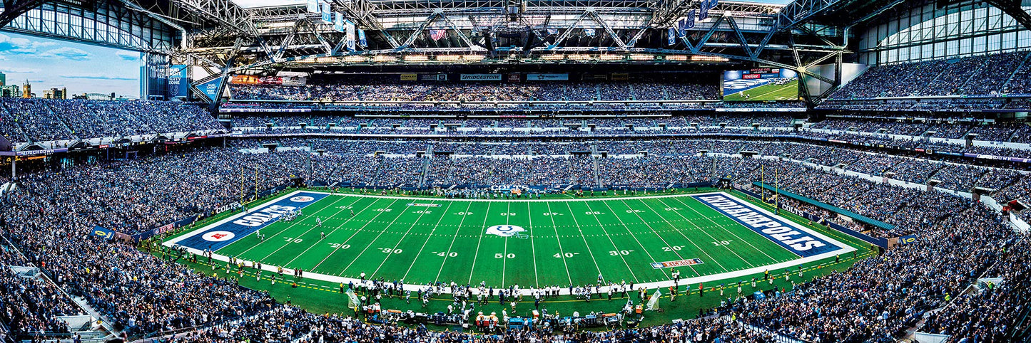 Masterpieces 1000 Piece Sports Jigsaw Puzzle - Nfl Indianapolis Colts Center View Panoramic - 13'X39'