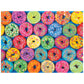 RoseArt 550 Piece Jigsaw Puzzle - Kodak Premium Lots of Sprinkles Donuts - Multi-colored Cardboard