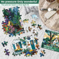 500 Pieces Jigsaw Puzzles For Adults-Garden Patio Puzzle For Adults Children Elderly-Recycled Paper Puzzle 500 Pieces-Glossy, St