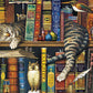 Buffalo Games Frederick the Literate 300 Large Piece Jigsaw Puzzle - Multicolor Paper Puzzle, Model 2646