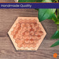 Hexagon 10 Wood Puzzle Brain Teaser, 20 Solutions, USA Made Logic Game