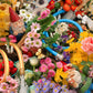 Piecework Bloom Boom 1000 Piece Puzzle for Adults, Challenging Floral Jigsaw Puzzle, Soft-Touch Jigsaw Gift - 19.25 x 26.6 inche