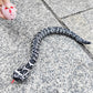 Tipmant Realistic Remote Control Snake Rc Animal Toy Crawling Electric Electronic Battery Powered Honored For Kids Cat Halloween Christmas Prank Birthday Gifts (Black)