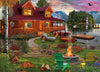 Ceaco 1000 Piece Jigsaw Puzzle - David MacLean Cottage Retreat - Cardboard, Model 3396-18