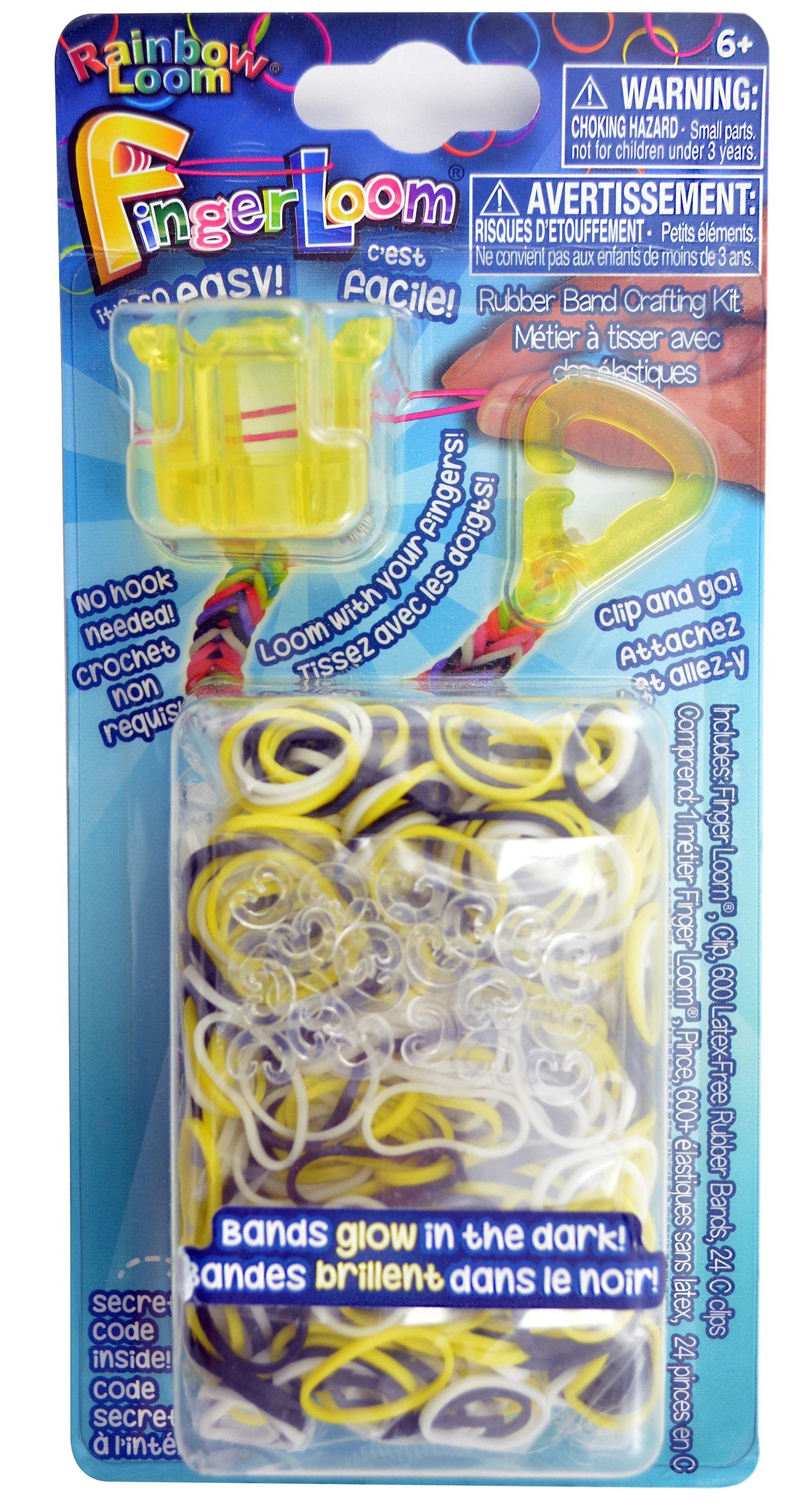 Rainbow Loom Official Finger Loom - Yellow