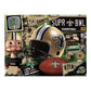 YouTheFan NFL New Orleans Saints Puzzle - 500 Pieces, Cardboard, Team Colors, Model 0951421