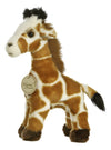 Aurora® Miyoni® Giraffe Stuffed Animal - 9 Inches, Brown - Realistic Detail, Polyester Material, Model 10822