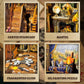 Strucwood Book Nook Kit-Diy Dollhouse Kit 1:24 Scale Wooden Miniature Studio With Dust Cover Bookshelf Decor 3D Puzzle Book Nook