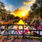HUADADA Jigsaw Puzzles for mature-themeds 1000 Piece Puzzle for mature-themeds 1000 Pieces Puzzle 1000 Pieces-Amsterdam Sunrise 1000 Piece Jigsaw Puzzles for mature-themeds Gifts