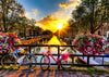 HUADADA Jigsaw Puzzles for mature-themeds 1000 Piece Puzzle for mature-themeds 1000 Pieces Puzzle 1000 Pieces-Amsterdam Sunrise 1000 Piece Jigsaw Puzzles for mature-themeds Gifts