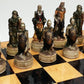 HPL Skeleton Slayer Fantasy Gothic Skull Chess Men Set - NO Board