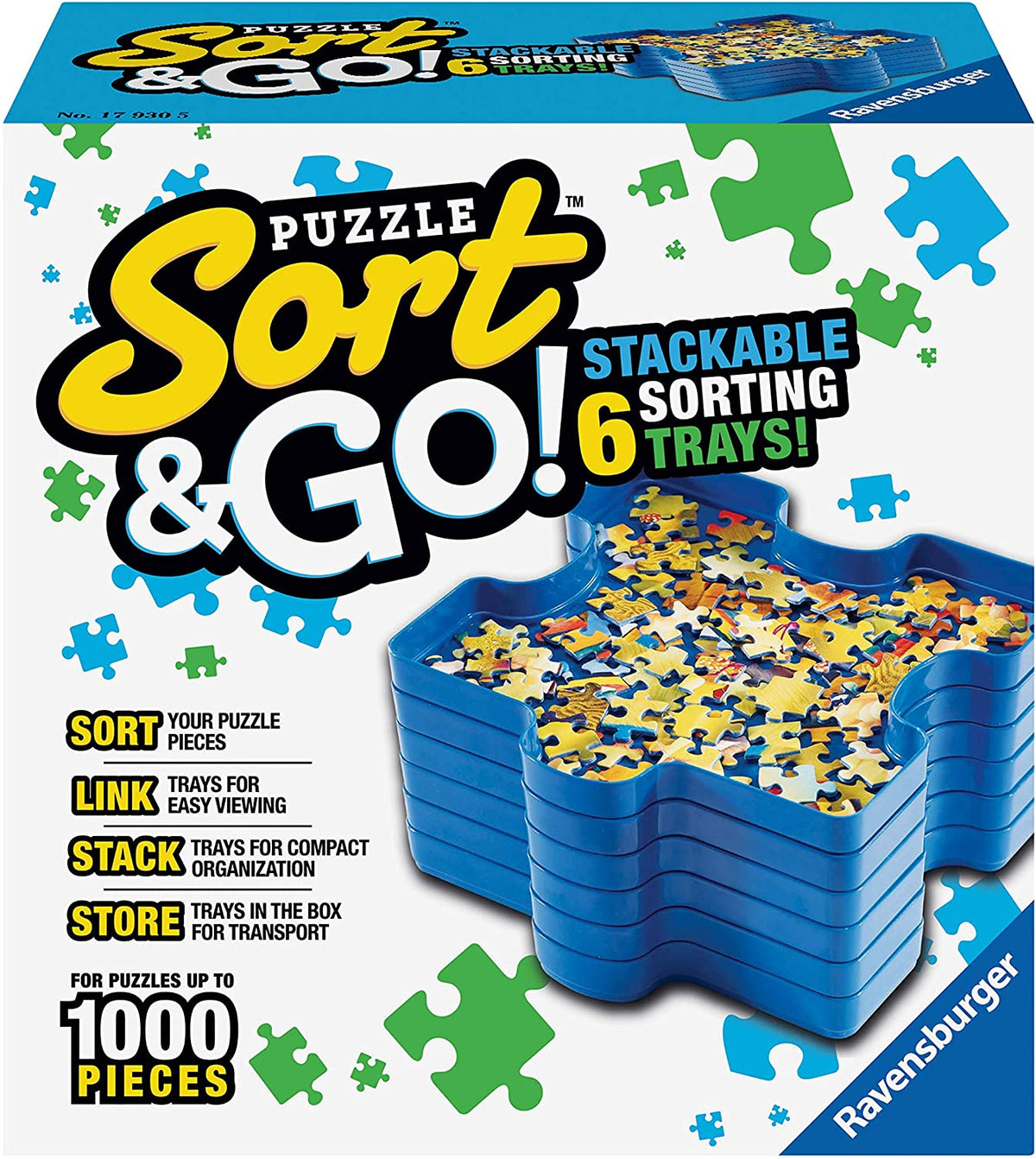 Puzzle Pieces Sorting Trays