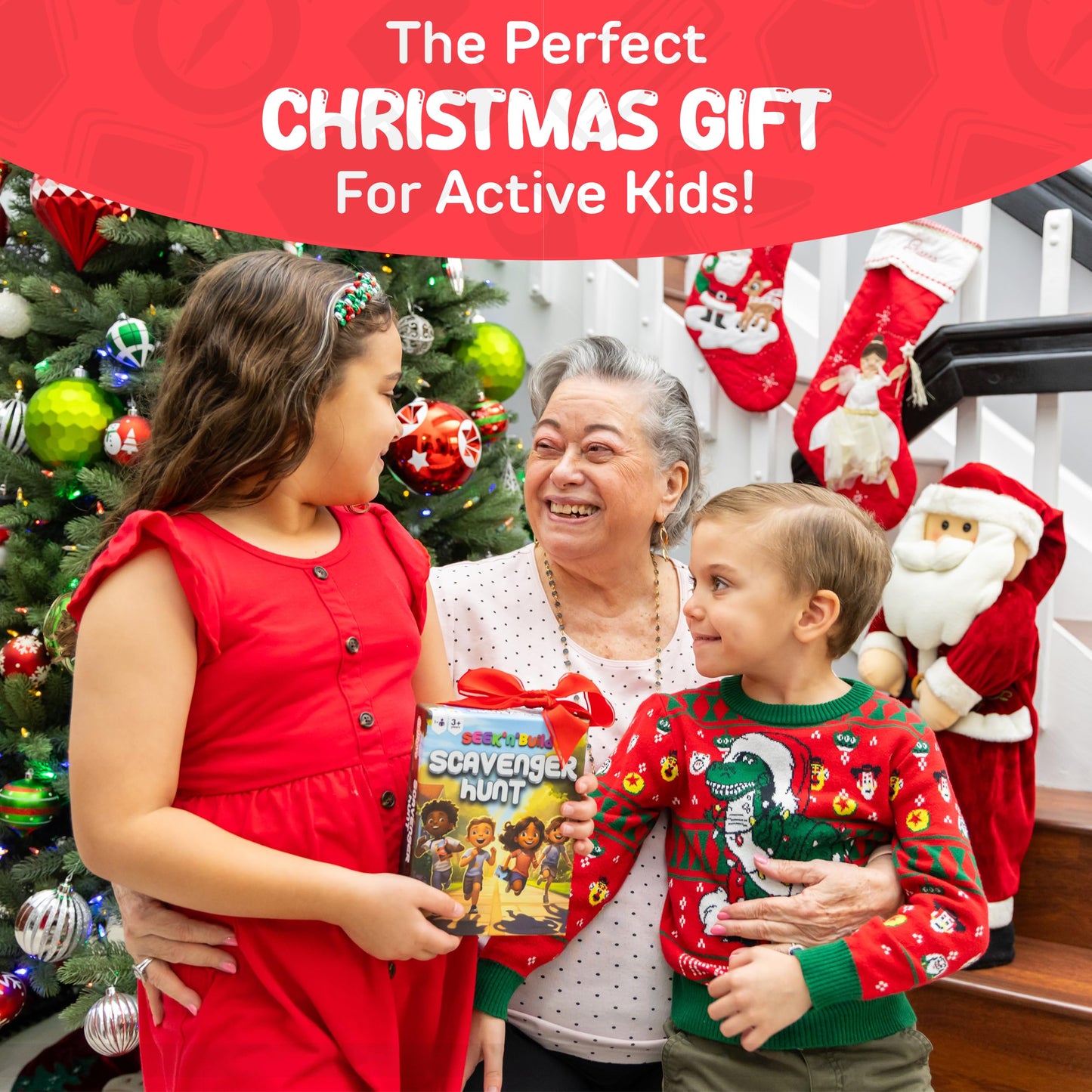 Gotrovo Active Kids Scavenger Hunt Game – Indoor And Outdoor Game For Kids 4-8, With 80 Search Cards And 7 Challenge Cards For Fun Educational Play