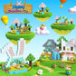 108PCS Magnetic Blocks Kids Magnet Toys, Large 1 inch Building Cubes with Puzzle Panel, Mine Magworld Easter Bunny Garden Buildi