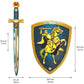 Liontouch Knight Toy decorative replica blade & Shield for Kids | Pretend Play Set in Foam for Children & Toddlers with Medieval Horseback Riding Knight Theme | Safe  & Battle protective covering for Dress Up & Costumes