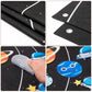 WATINC 44Pcs Outer Space Felt Story Board Set 3.5 Ft Solar System Universe Storytelling Flannel Interactive Play Kit with Hooks