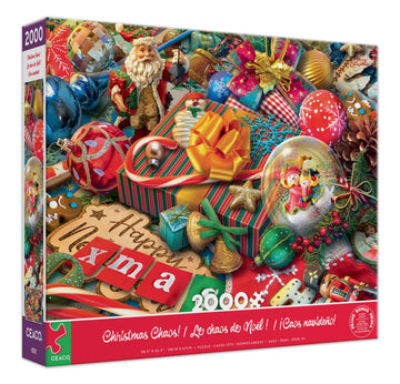 Ceaco - Eduard - Christmas Chaos! - 2000 Piece Puzzle for Adults - Challenging and Perfect for Game Nights - Finished Puzzle Siz