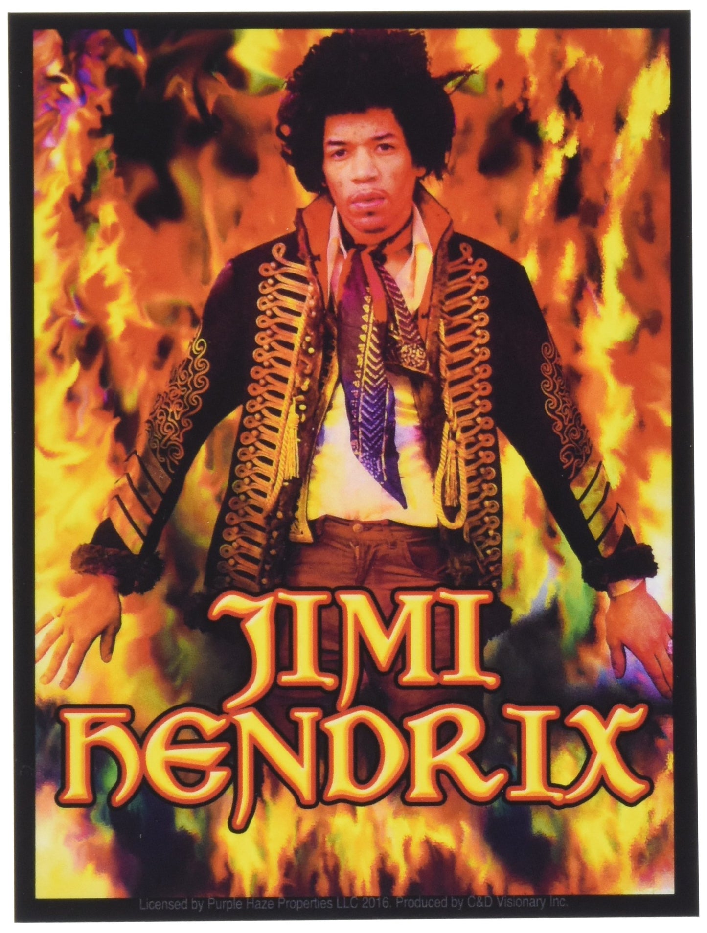C&D Visionary S8081 Jimi Hendrix Sticker