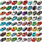 Jenaai 100 Pcs Mini Pull Back Cars Toy Cars Bulk Pull Back Cars Party Favors Die Cast Race Car For Boys Girls Christmas Party Fa