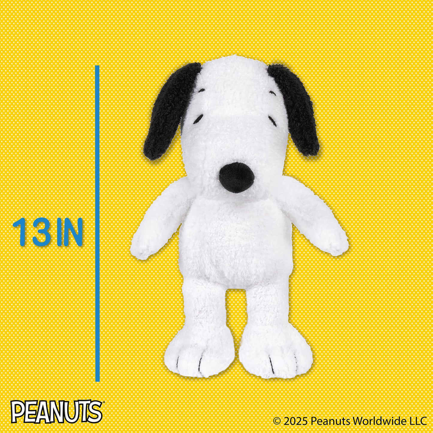 KIDS PREFERRED Peanuts Snoopy Plush Toy, 12" White Soft Stuffed Animal for Babies & Toddlers, Model 12195-A