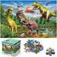 Jumbo Floor Puzzle for Kids,48 Piece Volcano Dinosaur Large Jigsaw Puzzles, Fun Educational Toy for Toddlers Ages 3-5,Preschool 