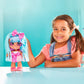 Kindi Kids Fun Time Friends - Pre-School Play Doll, Bella Bow - For Ages 3+ | Changeable Clothes And Removable Shoes