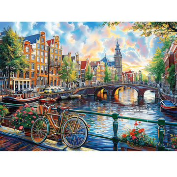 Jigsaw Puzzles 300 Pieces For Adults Bike Puzzles For Kids Ages 8-10 10-12 Puzzles Games 300 Piece Puzzle Recycled Cardboard Puzzles Educational Toys Gift Family Puzzle