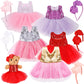 10 Pcs Bear Clothes and Headbands Stuffed Animal Dress Outfit Set Fits 1216 Inch Plush Teddy Bear Tutu Skirt Accessories for Do