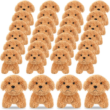 Hydren 30 Pcs Puppy Dogs Stuffed Animals Bulk Mini Dog Plush Soft Puppy Fluffy Stuffed Animal Dog For Kids Baby Girls Boys Valen