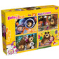 Lisciani - Masha and Michka MaxiFloor Puzzle - 4 x 48 Pieces - for Children from 4 Years - 25 x 35 cm - 4 Masha and the Bear Puz