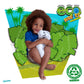 Ecobuddiez - White Tiger From Deluxebase. 12 Inch White Tiger Plush Toy. Eco Friendly Child Safe Tiger Stuffed Animal Made From Recycled Plastic Bottles.